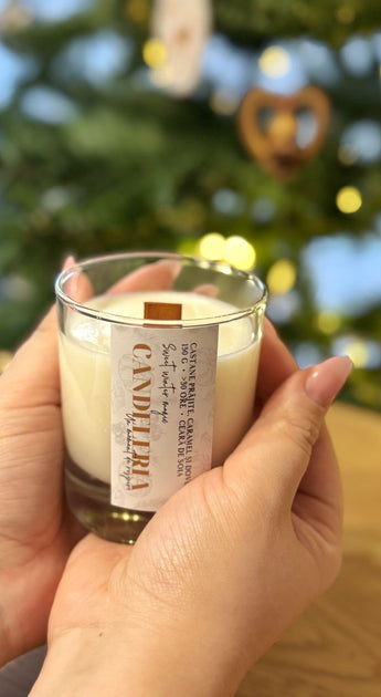 Lumanare parfumata - castane prajite, caramel si dovleac - Candeleria ...