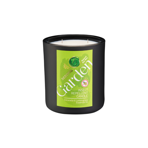Lumanare Repelenta Antiinsecte cu Citrepel Sezonia, Garden, 100% Ceara ...