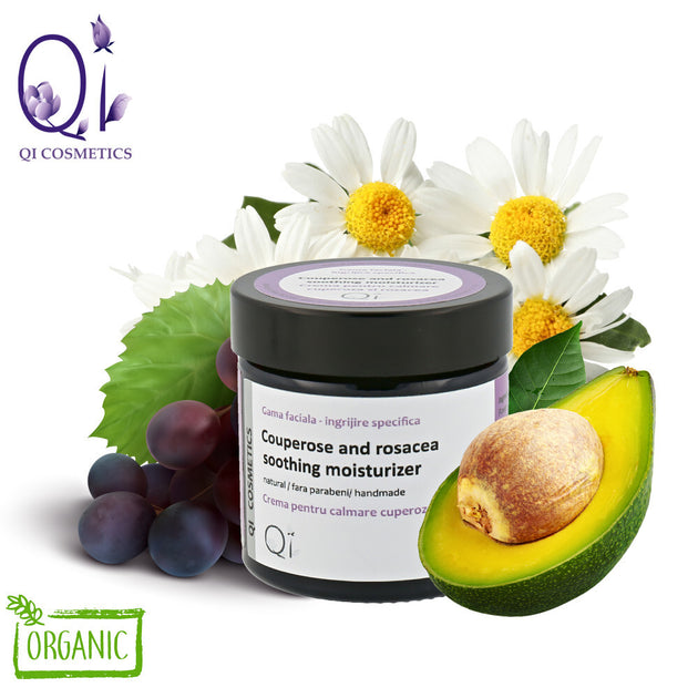Crema Cuperoza si Rozacea cu Centella si Resveratrol - QI Cosmetics ...